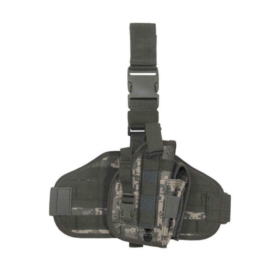 MFH Drop Leg Pistol Holster With Molle Leg Panel At Digital 