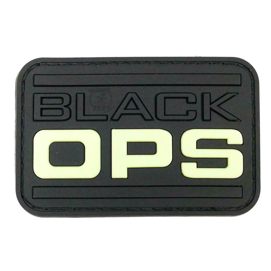 Rubber Black Ops Airsoft Patch Glow In The Dark Swat
