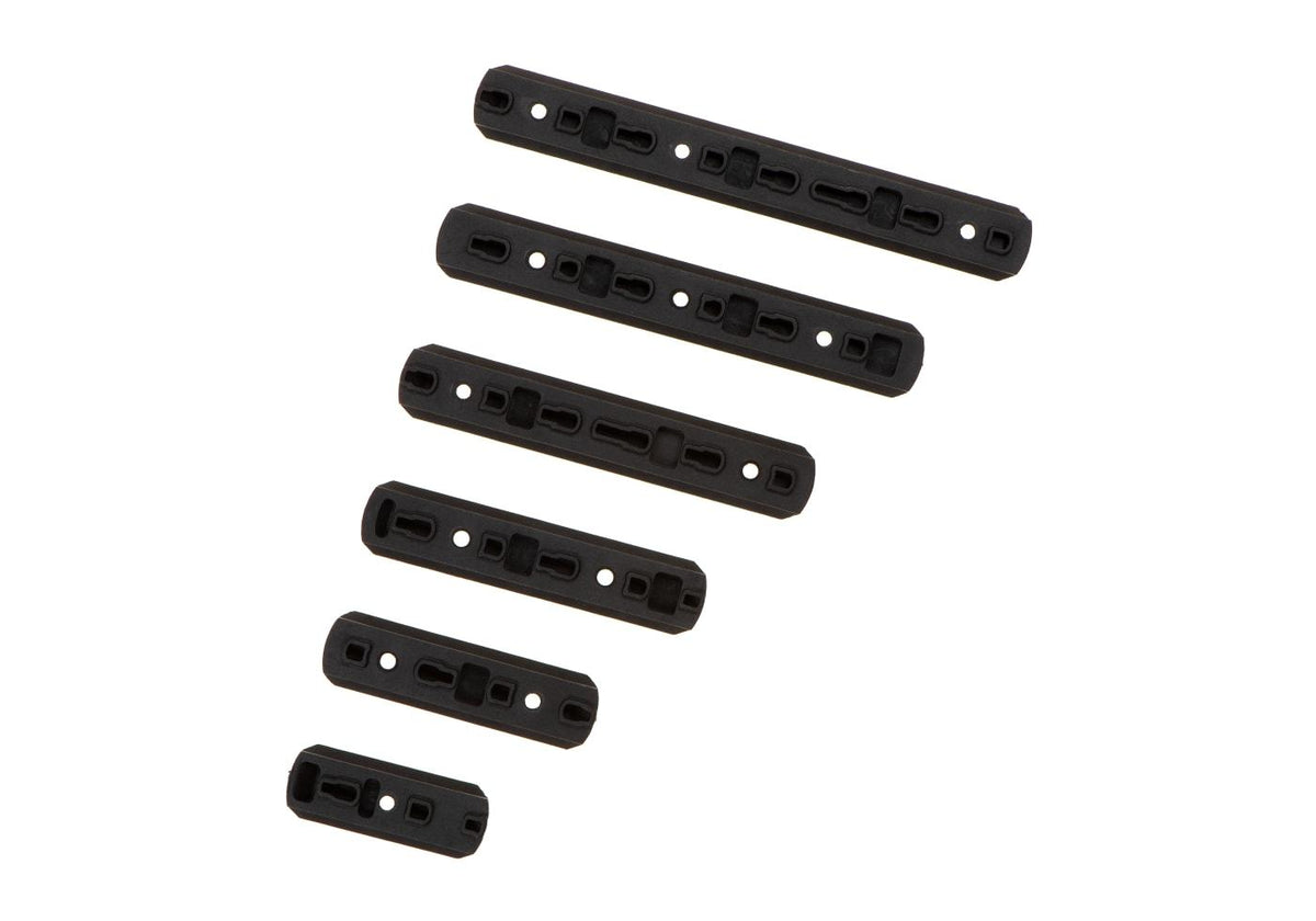 Wadsn MP Airsoft Rail Set for Keymod & M-LOK 6 Pack Black