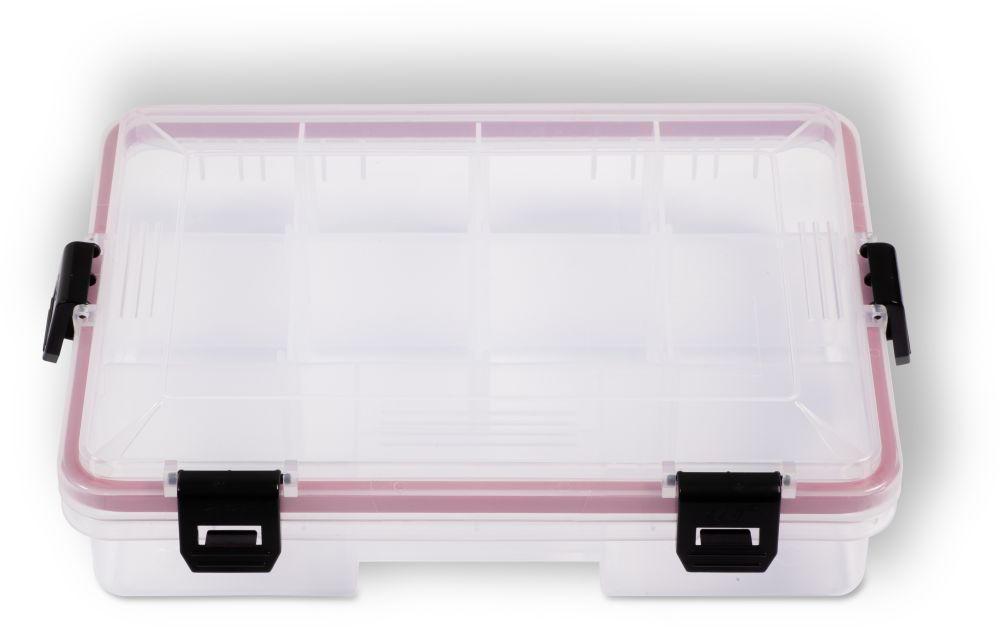 Magic Trout Small Tackle Box Clear Watertight Fishing Accessory Box