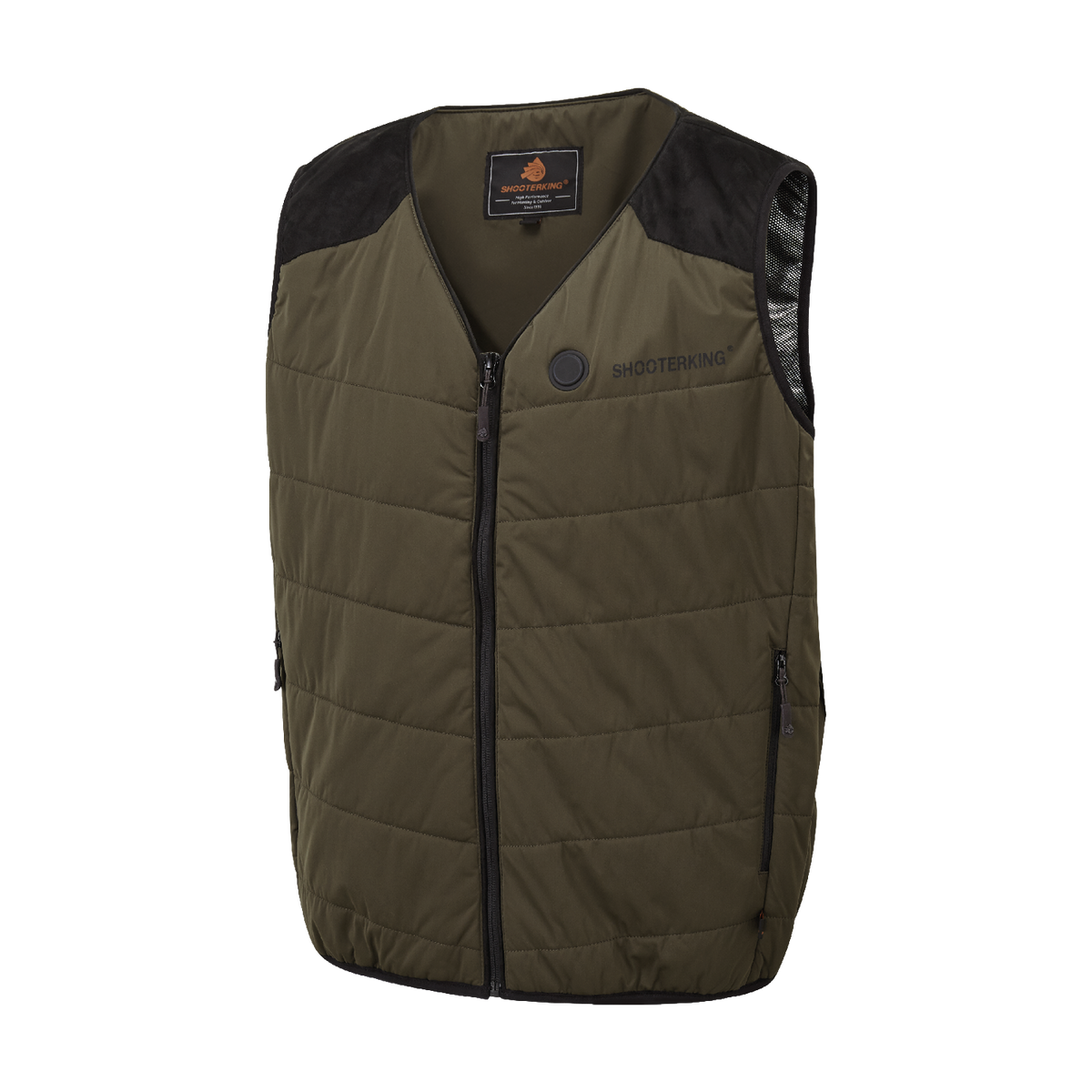 ShooterKing iHeat Heated Vest Gilet Body Warmer Green