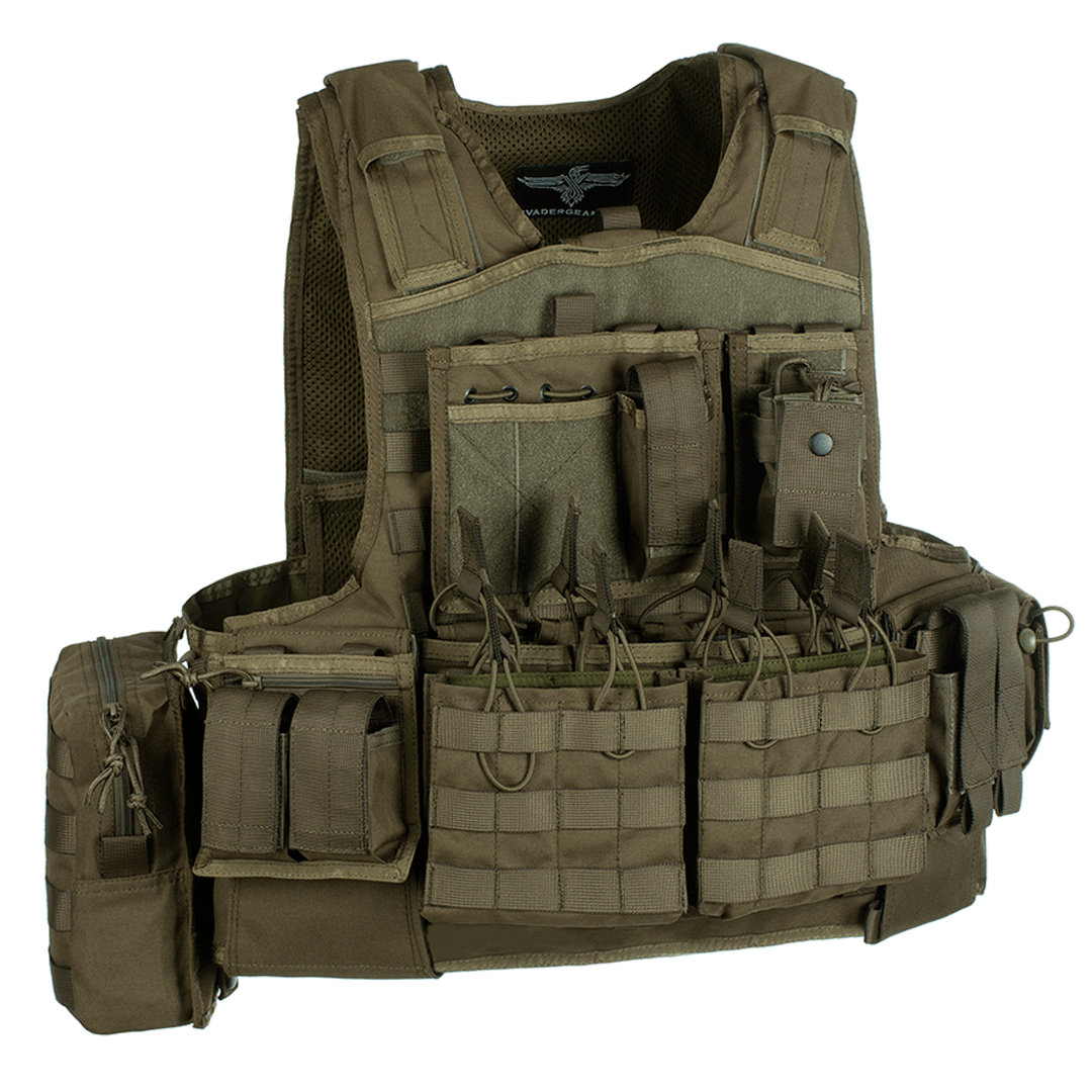 Invader Gear Mod Carrier Combo Molle Vest SAPI Ranger Green 