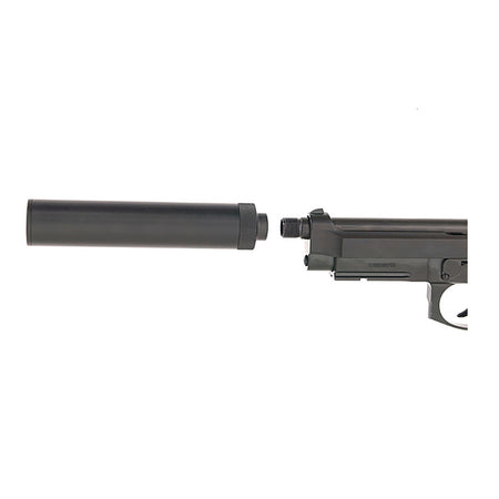 KJ Works Threaded Outer Barrel For Airsoft M9 Series CW Thread Black