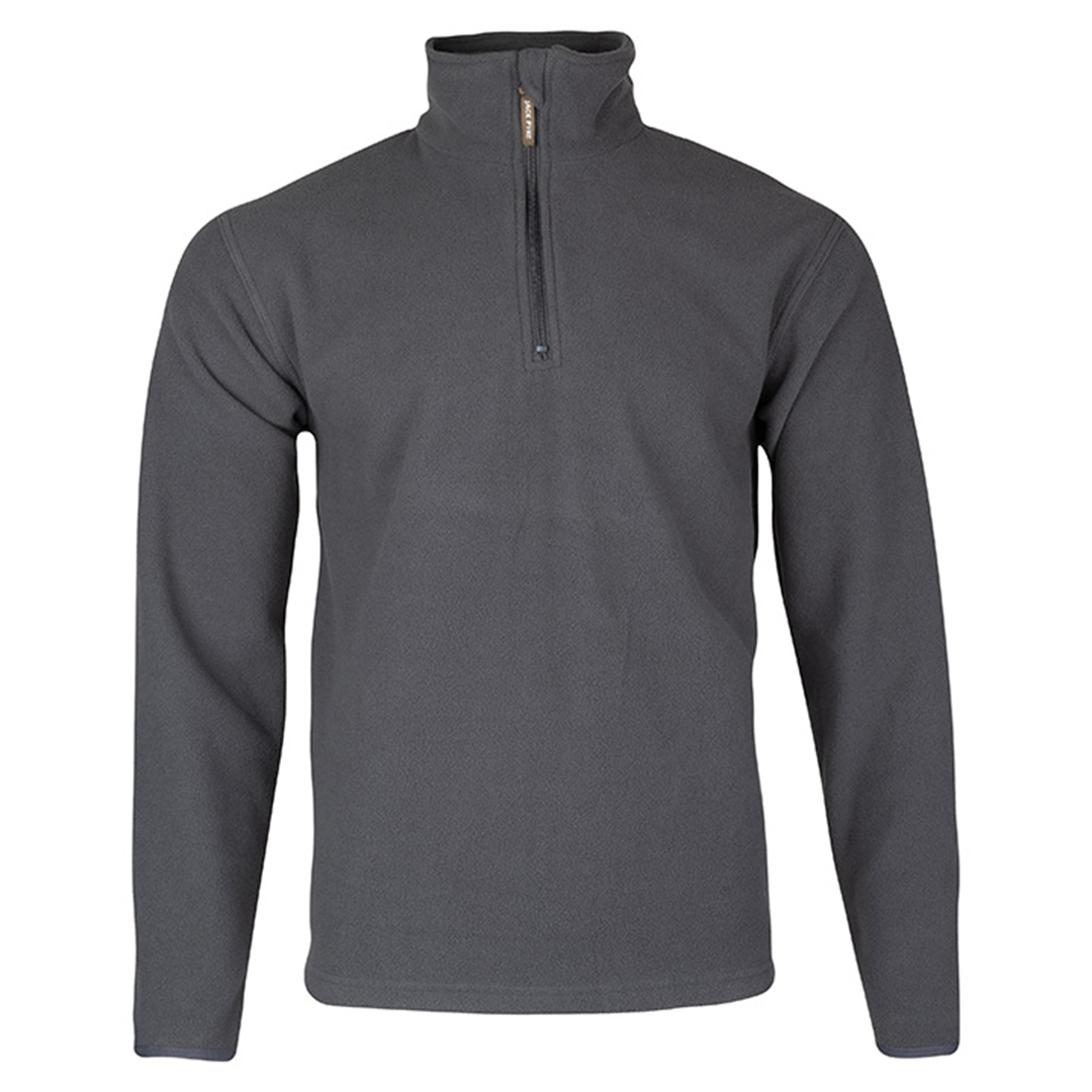 Jack Pyke Country Fleece Top ¼ Zip Pullover Charcoal