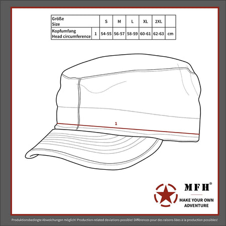 MFH US Army Style Combat Field Cap HDT Everglade