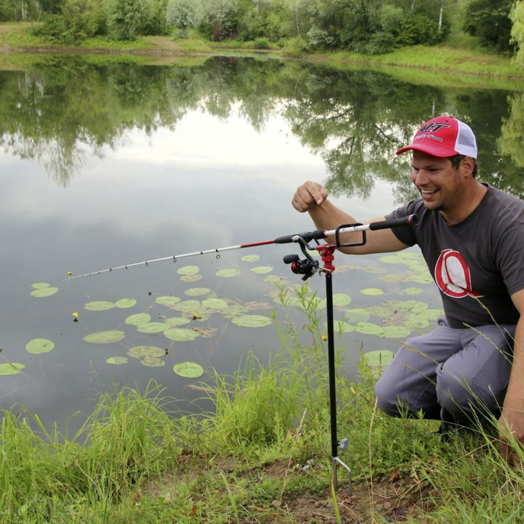 Magic Trout Adjustable Fishing Rod Holder Red/Black 85 cm