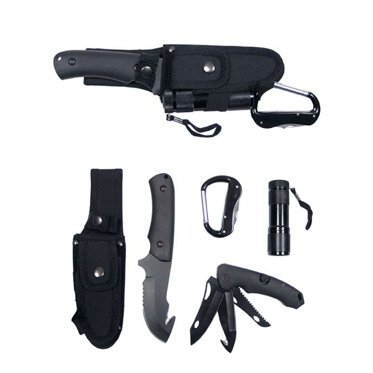 MFH FOX Knife Set Black