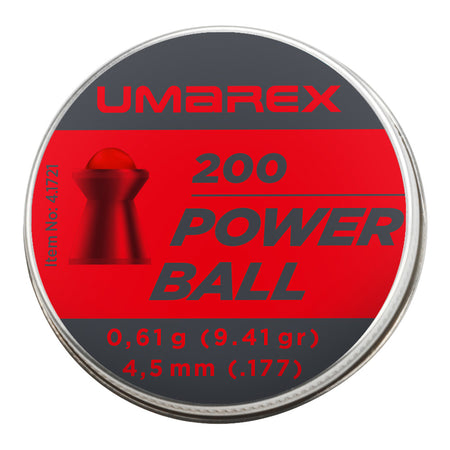 Umarex Powerball Air Rifle Pellets Domed 4.5mm .177