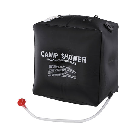 MFH 40Ltr Solar Camping Shower Black