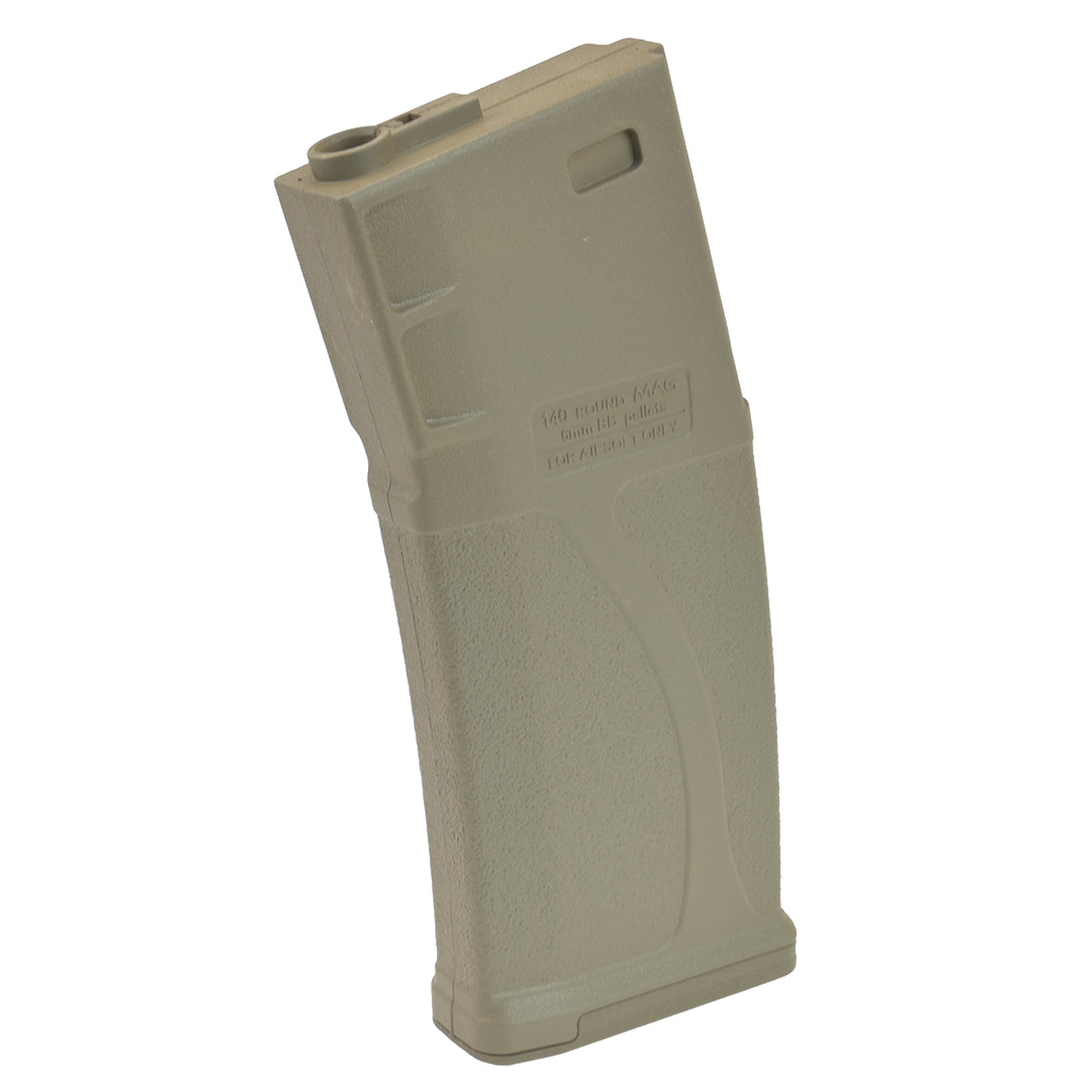Guarder Airsoft Blue Box Mid-Cap Magazine 140rd FDE
