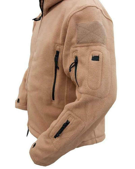 Kombat Mens Recon Hoodie Fleece Coyote