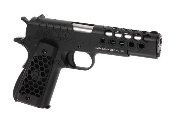 WE HEX 1911 Green Gas Pistol Black