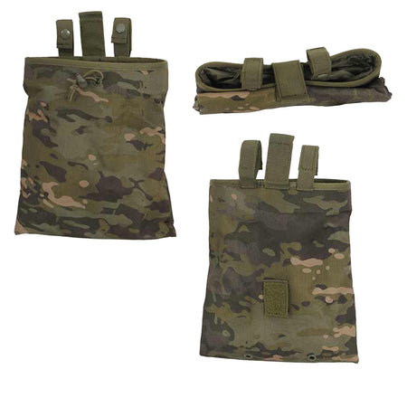 8 Fields Airsoft Dump Bag Pouch Foldable Molle 