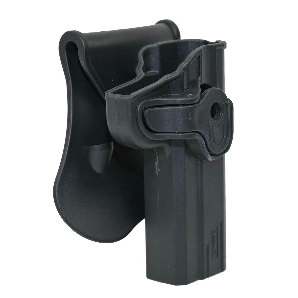 Amomax Retention Holster 1911 4” Black R/H