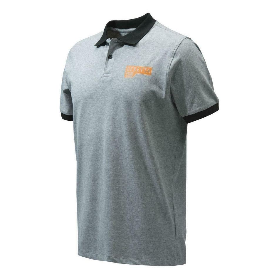 Beretta Victory Corporate Polo Shirt Grey Melange *SMALL*