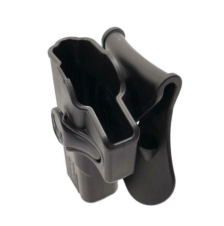 Amomax Retention Holster Glock 19/23/32 L/H Black 
