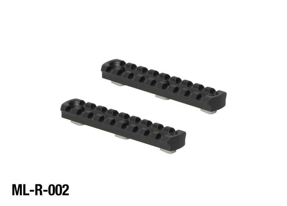 Ares 4" Key Rail System for M-LOK System Black