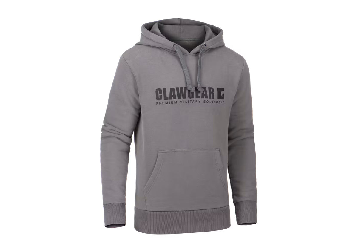 Claw Gear Logo Fleece Hoodie Wolf Grey