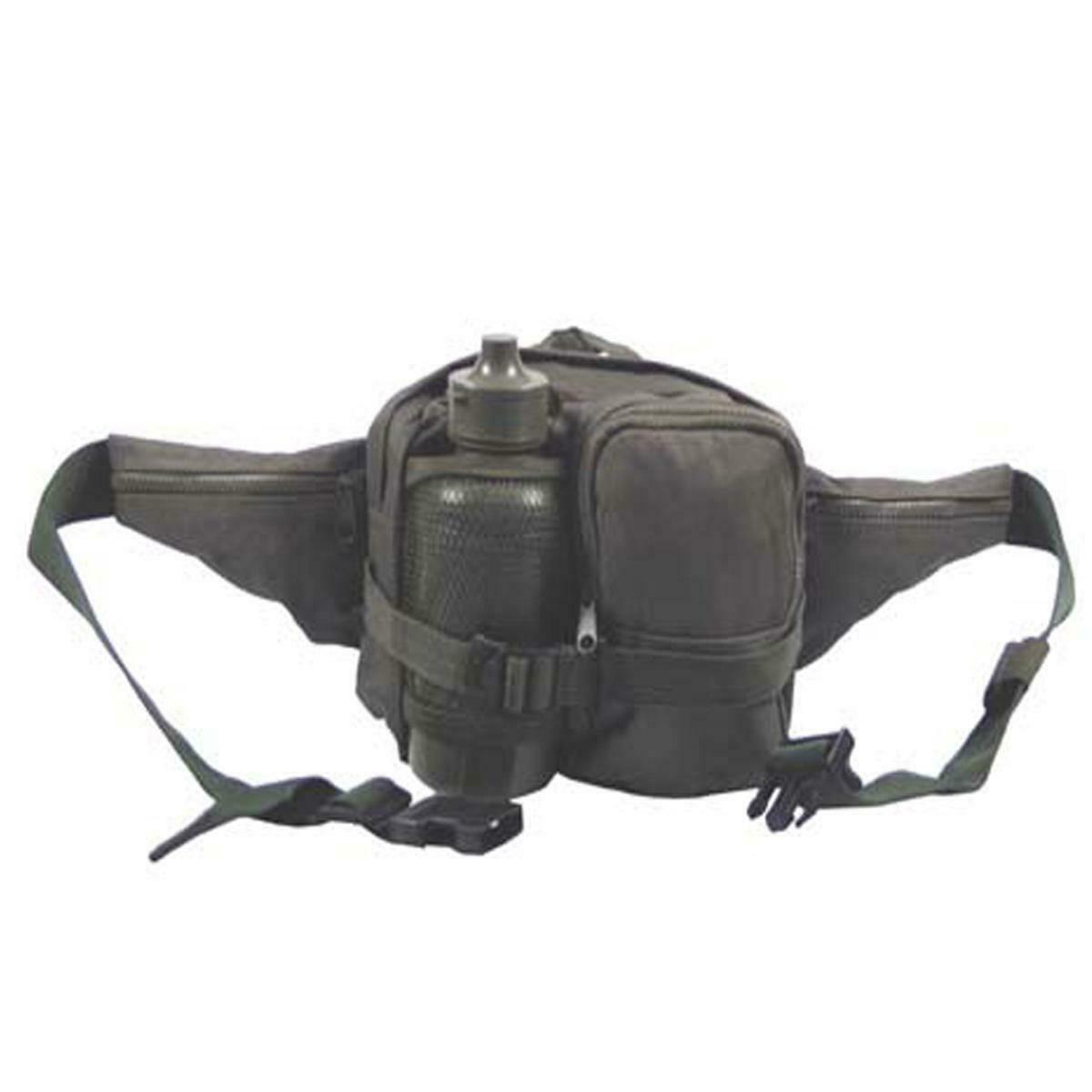 MFH Waist Bag with Water Bottle Green