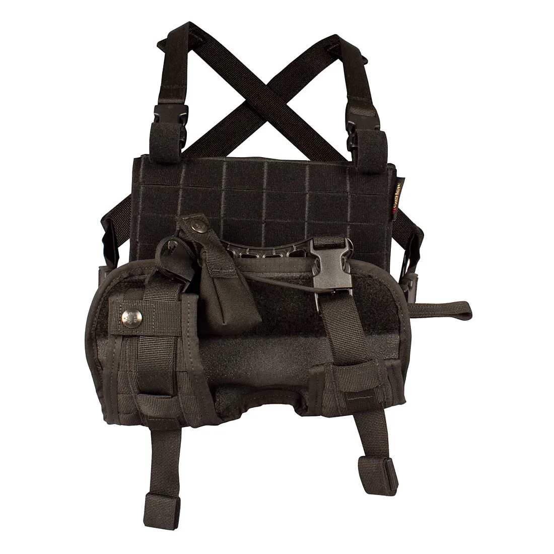 United States Tactical LBE Rifle Harness with Elite Retention Molle Chest System Black