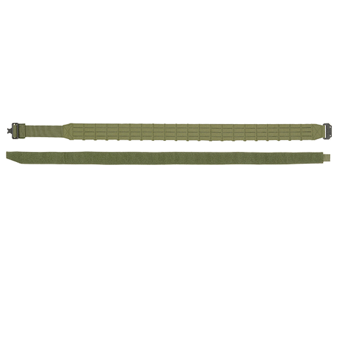 8 Fields Laser Cut Molle Tactical Duty Range Belt QR OD Green