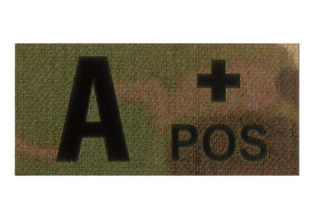 Claw Gear IR Blood Group Patch Multicam 