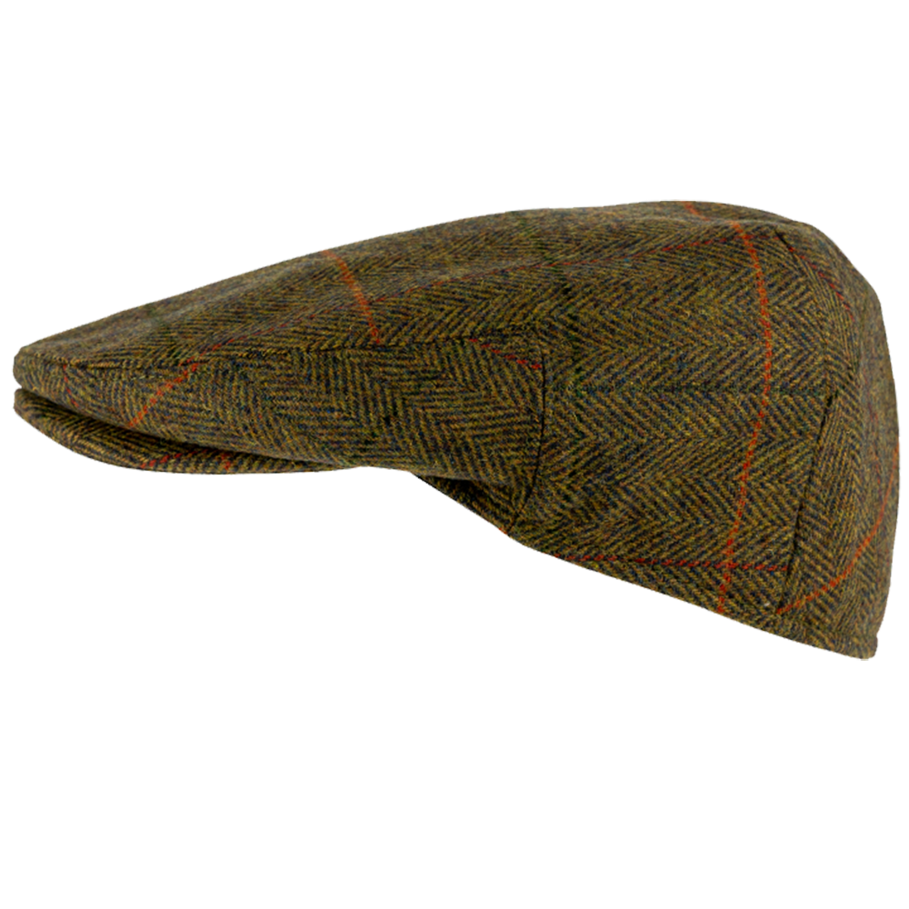 Jack Pyke Wool Blend Flat Cap Brown 