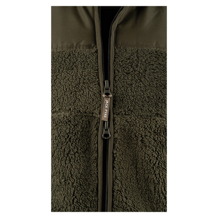 Jack Pyke Sherpa Mens Fleece Gilet Dark Olive 
