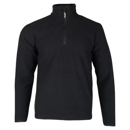 Jack Pyke Mens Country Fleece Top ¼ Zip Pullover Anthracite