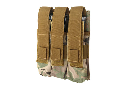8 Fields Triple Airsoft Magazine Pouch For MP5 Mags Molle