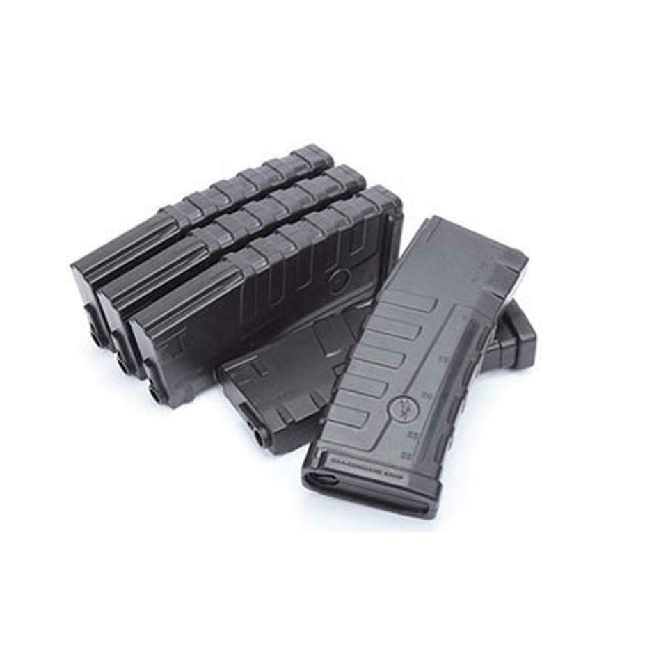 ASG CAA M4 Box Set 140rd x 5 Black Magazine 