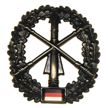 MFH German Army Beret Cap Badge Insignia Anti Aircraft Metal