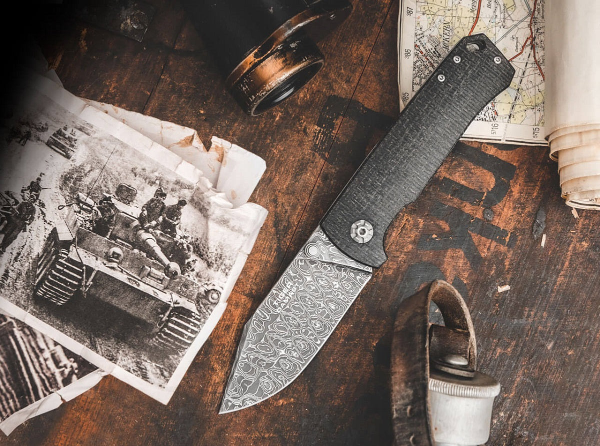 Boker Solingen Tiger-Damascus Knife 