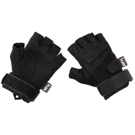 MFH MAX Pro Tactical Fingerless Black