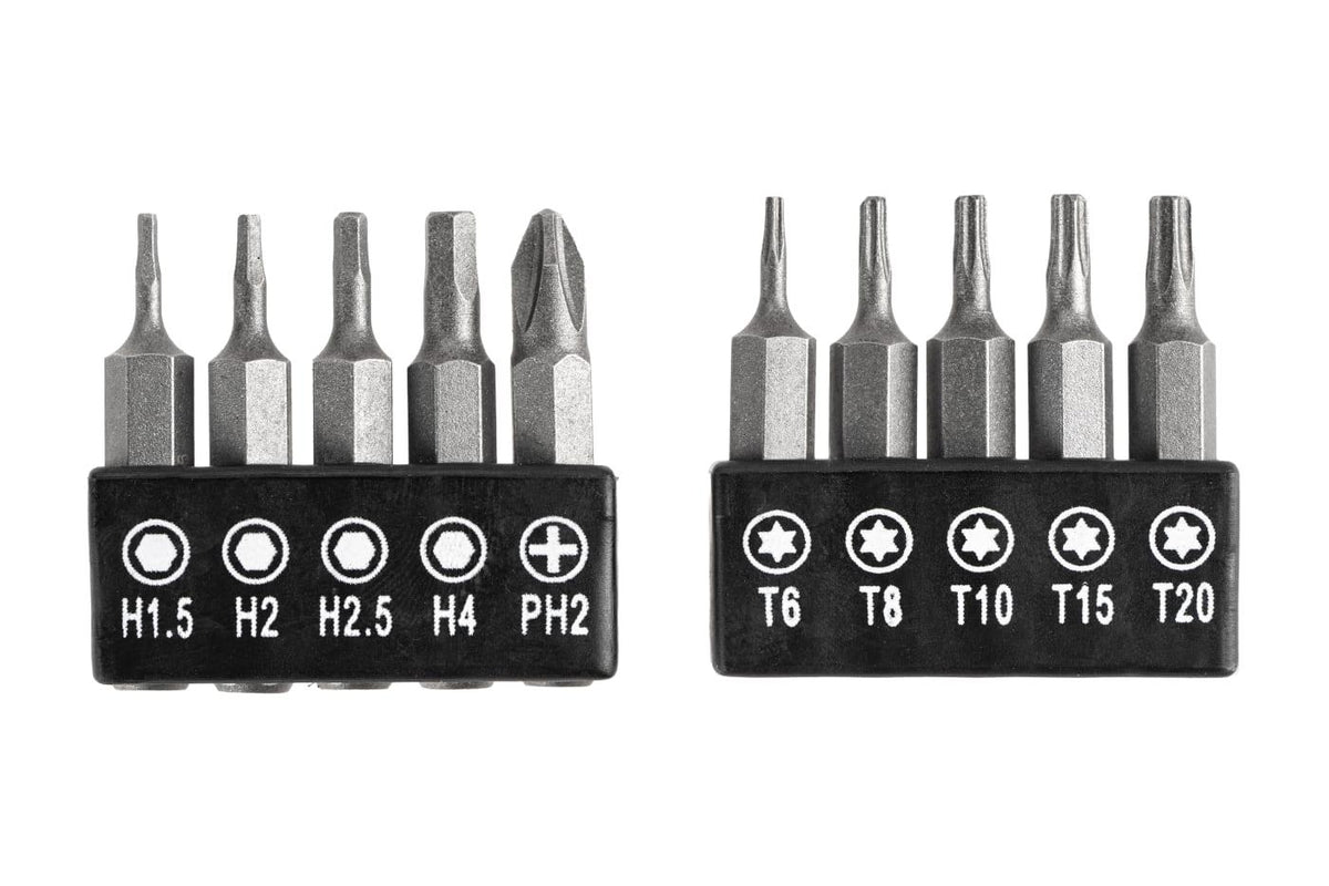 Gunpany Gun Teching Torque Screwdriver 1.1 - 6.8Nm T6, T8, T10, T15, T20, H1.5, H2, H2.5, H4 and PH2