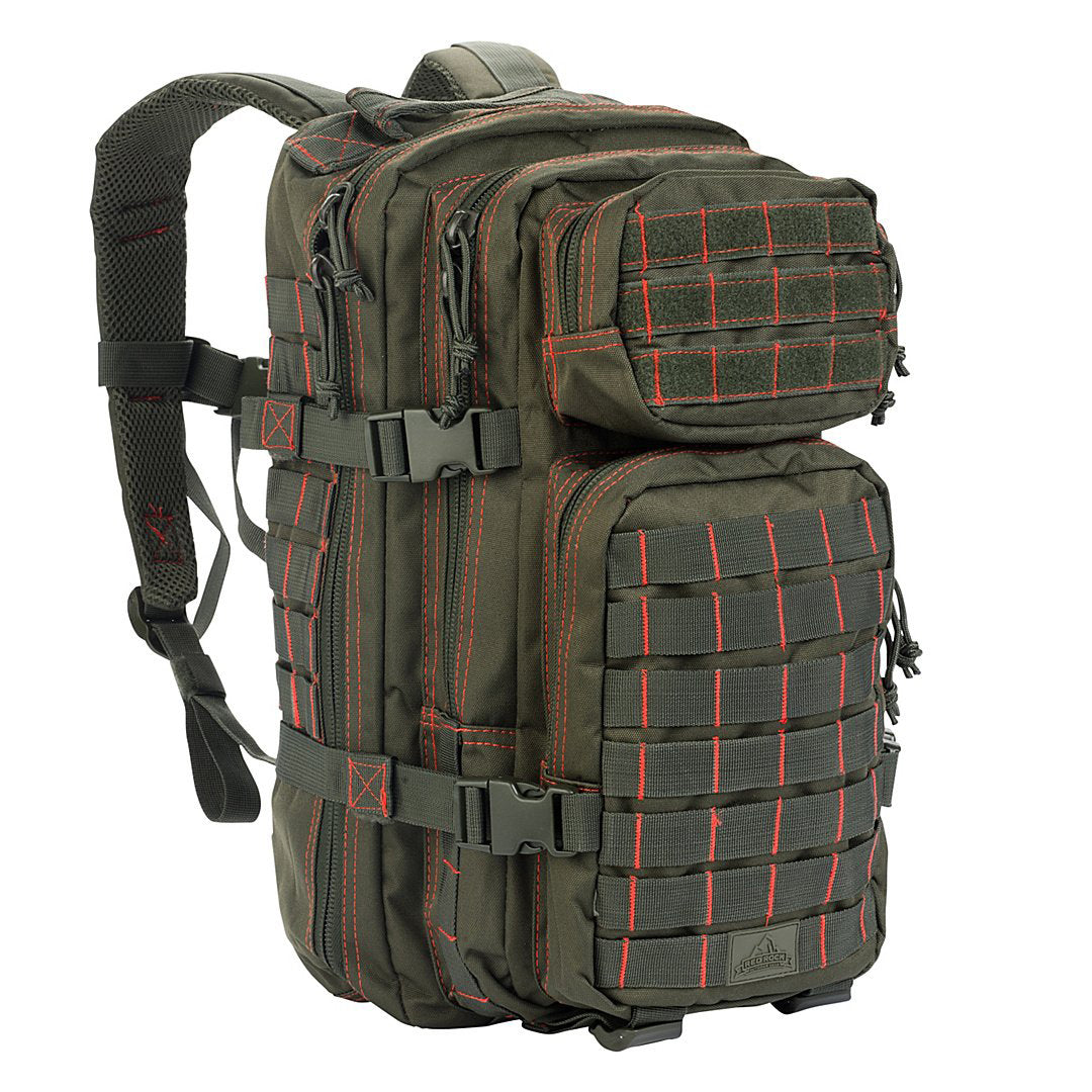 Red Rock Outdoor Gear Rebel Assault Pack Green / Red Pin