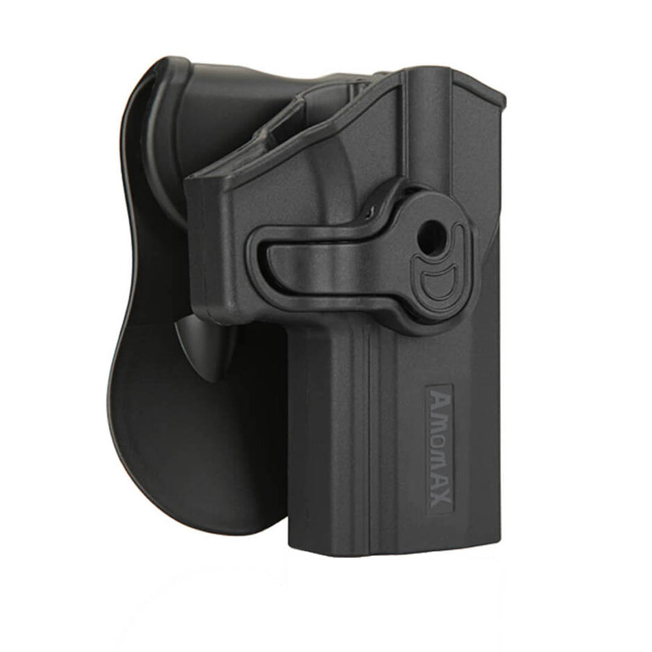 Amomax Retention Holster For Sig Sauer P320 Carry M18 R/H Black