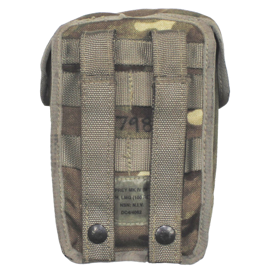 Ex-Army Osprey MK IV Magazine Pouch LMG 100 MTP Camo 