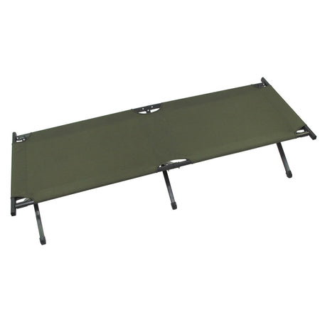 MFH Framed Folding Camp Bed OD Green