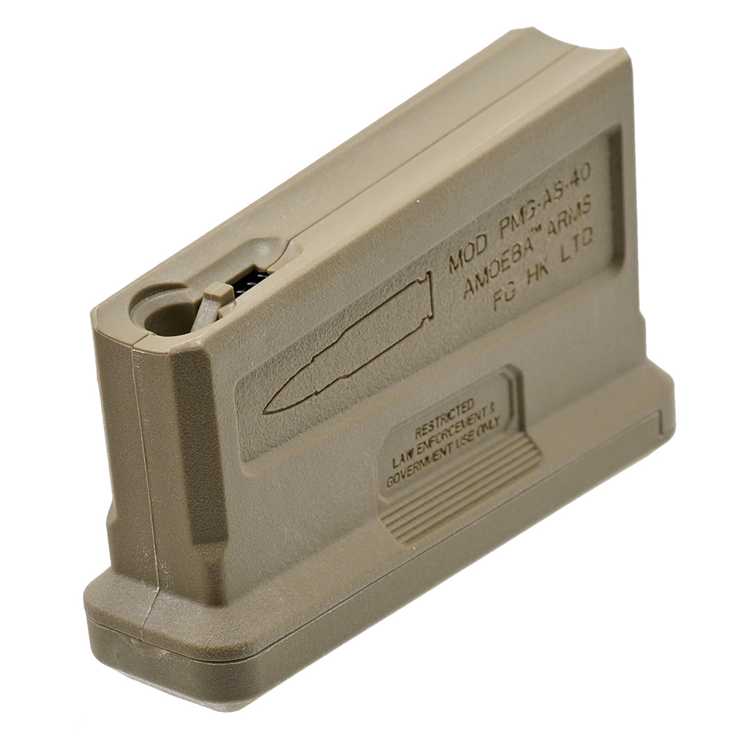 Ares Amoeba Striker Sniper Magazine 45Rd Mini Version Dark Earth