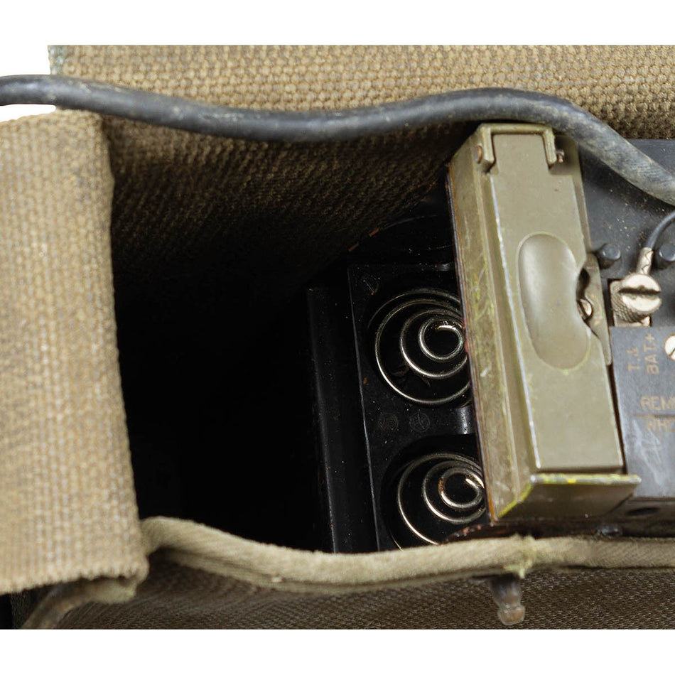 Ex Army Surplus US Field Phone EE-8 With Cotton Case