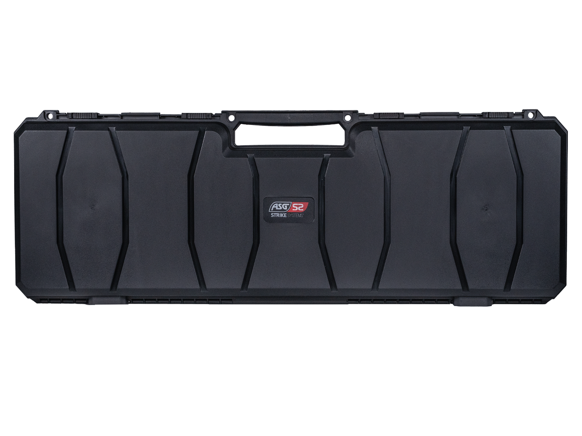 Strike Systems Poly Hard Rifle Case Padded 100cm Airsoft Storage Transport Black