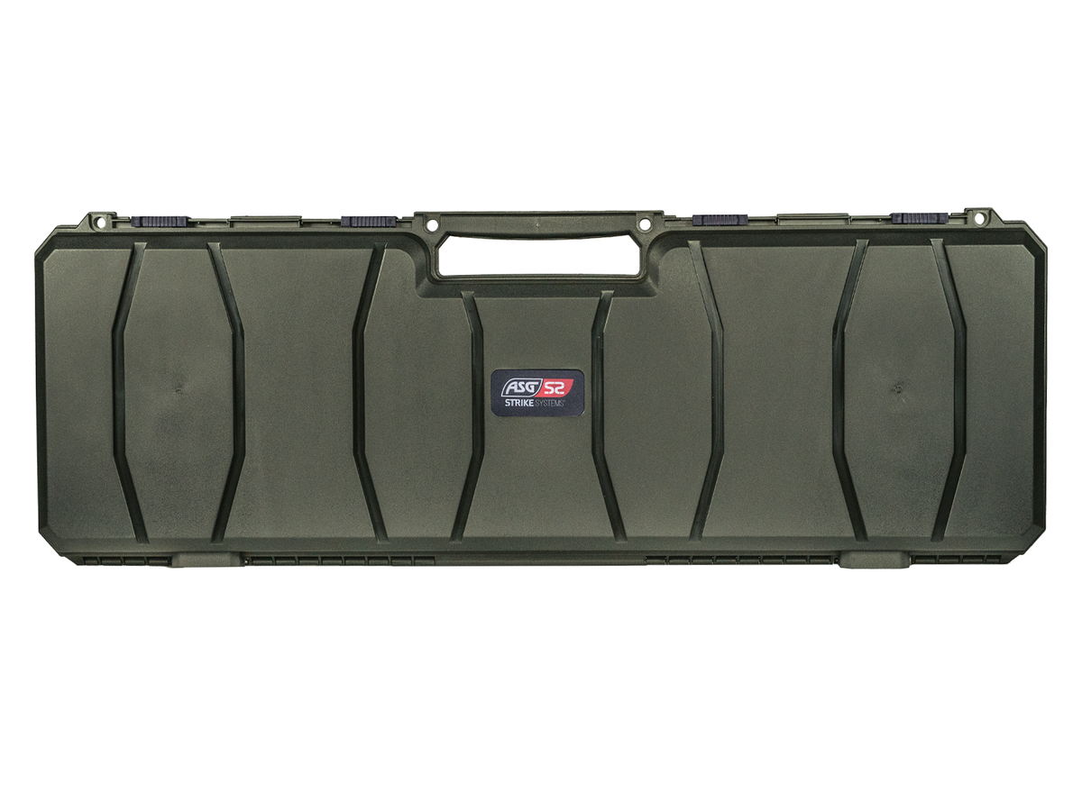 Strike Systems Poly Hard Rifle Case Padded 100cm Airsoft Storage Transport Green
