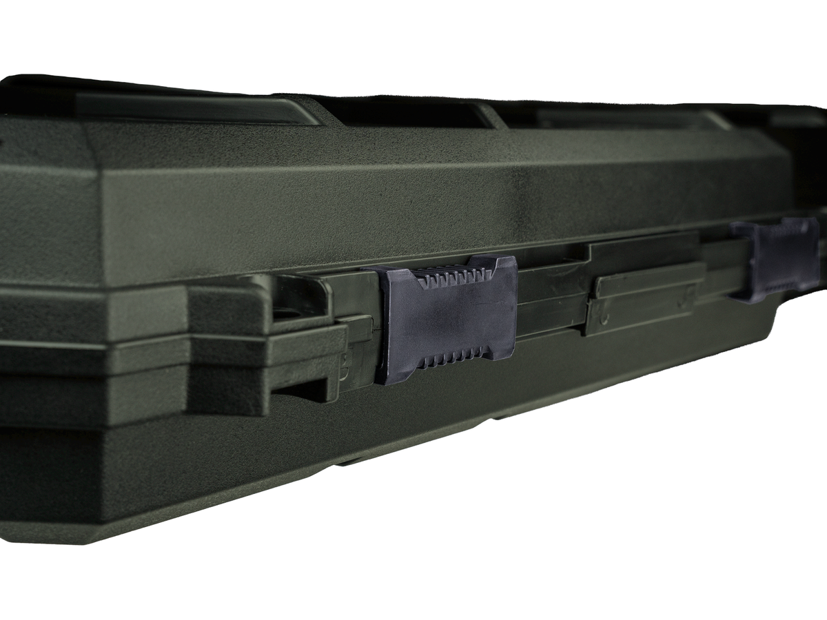 Strike Systems Poly Hard Rifle Case Padded 100cm Airsoft Storage Transport Green