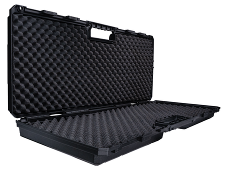 Strike Systems Poly Hard Rifle Carry Case Foam 88cm Black Range Airsoft Airgun