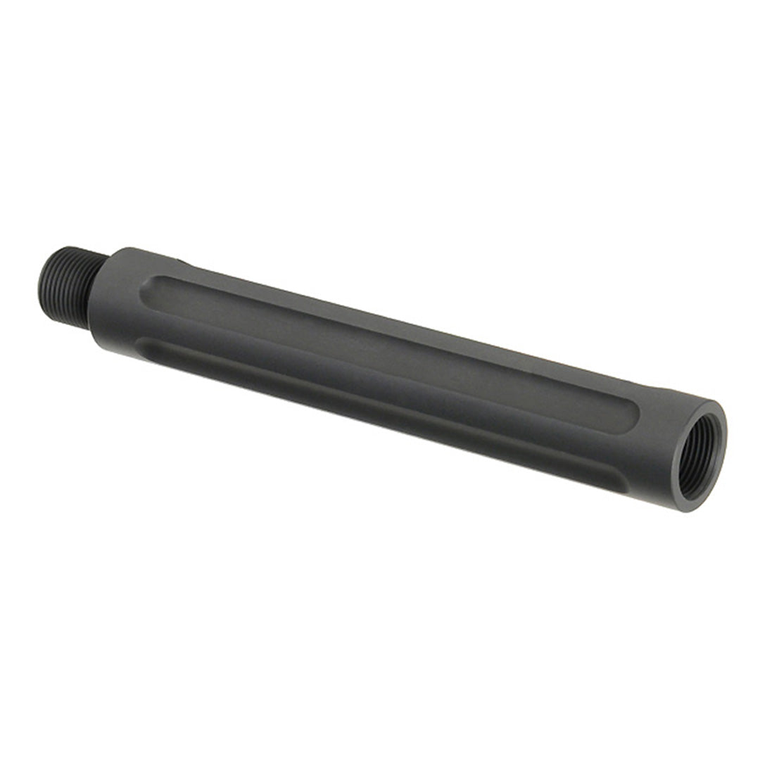 Slong Outer Barrel Extension Fluted Black 116mm 14mm CCW 