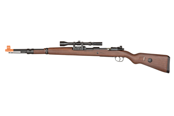 Double Bell Kar 98k Airsoft Rifle Replica Spring Powered Polymer Version + Optics