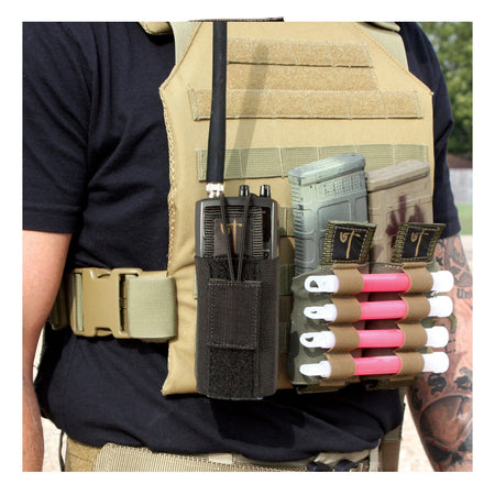 United States Tactical Molle Radio Pouch Black