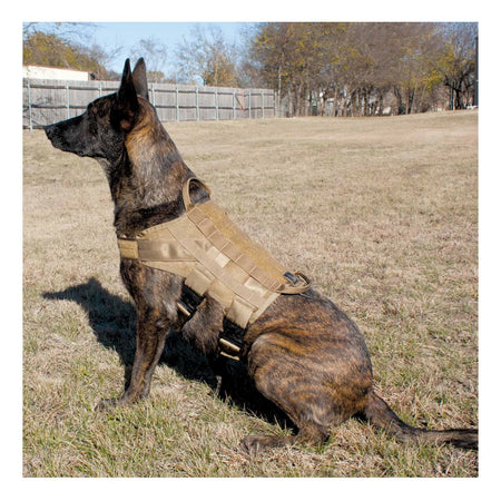 United States Tactical Patriot K9 Dog Vest Harness Black