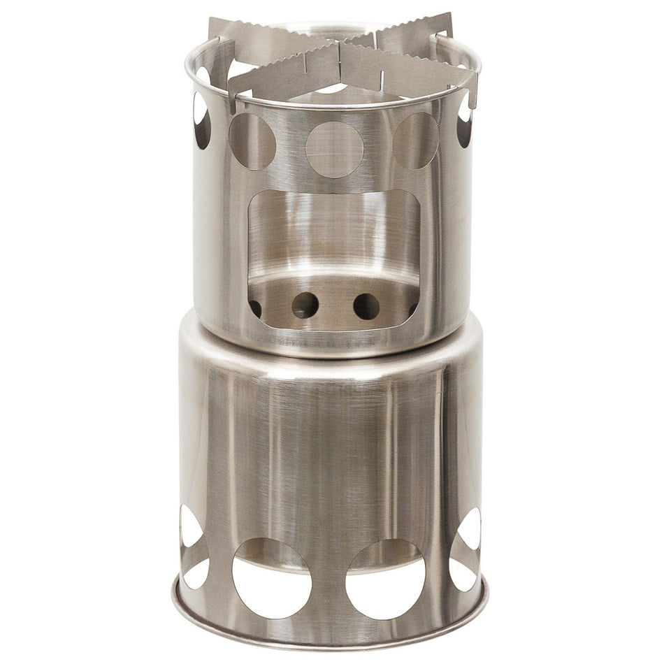 Fox Outdoors Travel Camping Stove Cook Set Stainless Steel